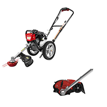 Wheeled String Trimmer With Edger Attachment Combo Kit SWSTM4317EA